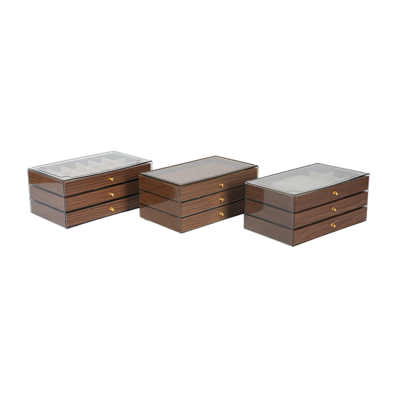 Natural Wood Jewelry Storage Box