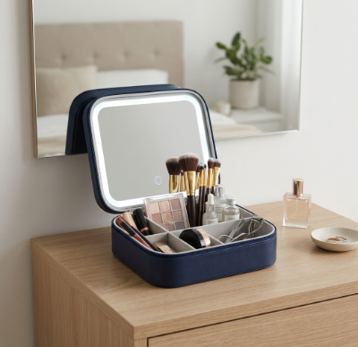 VanityOrganizerBox Vanity Organizer Box With Practical Compartments